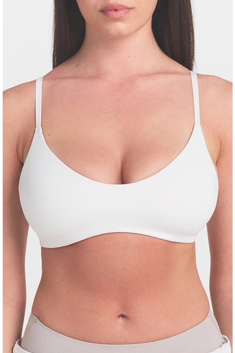 Matte Micro Scoop Bra, Main, color, NSKM ACTV IVORY