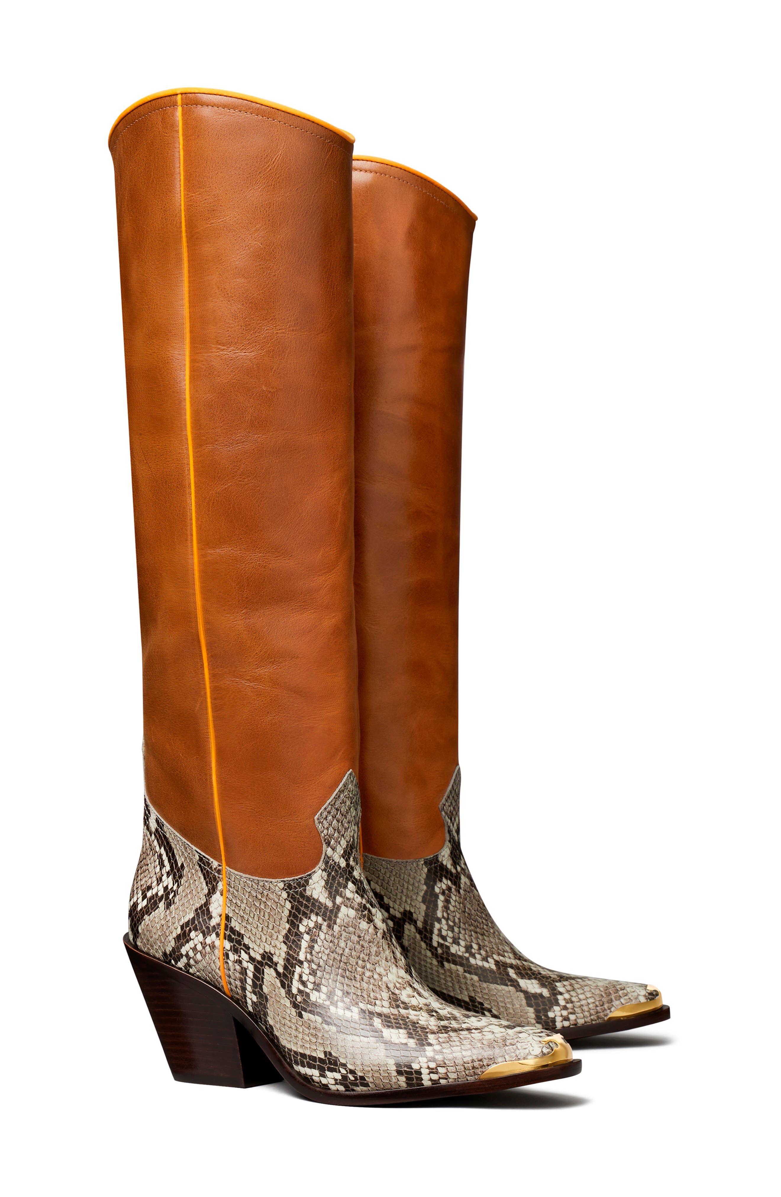 TORY BURCH TORY BURCH WESTERN KNEE HIGH BOOT