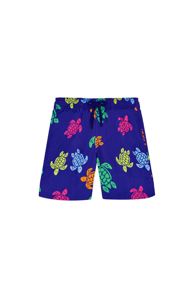 Vilebrequin Multicolor Tortues Stretch Swim Shorts, Main, color, Marrakech