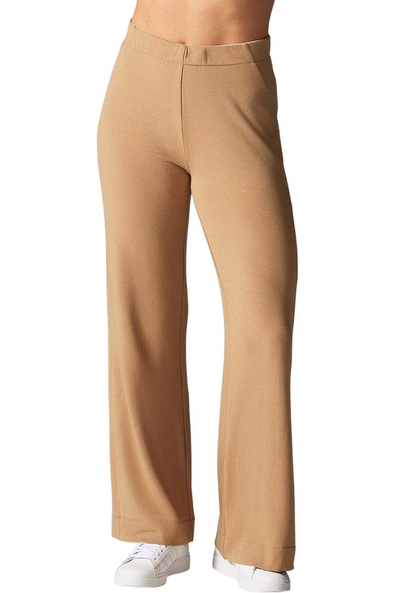 Cozy Luxe Wide Leg Pant, Alternate, color, CAMEL