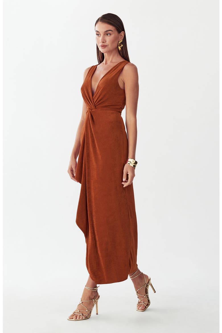 Andi Midi Dress, Alternate, color, Copper