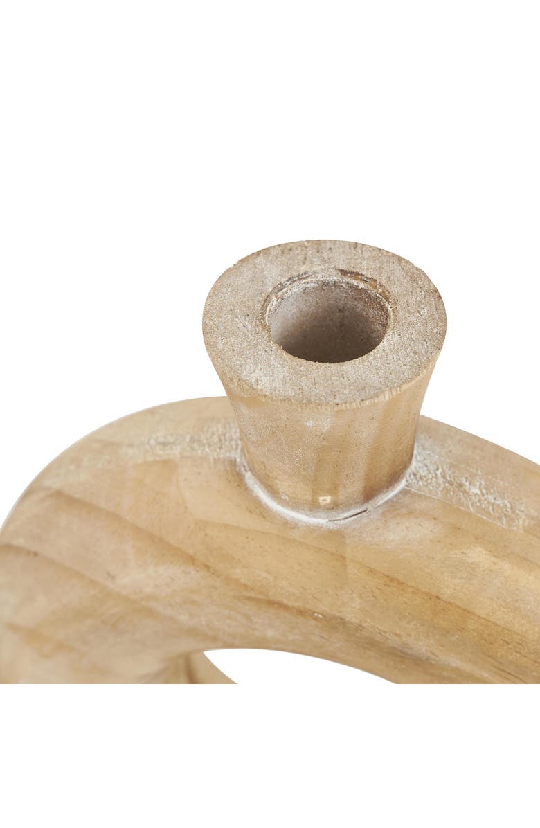 SONOMA SAGE HOME Set of 2 Wood Vases, Alternate, color, Brown