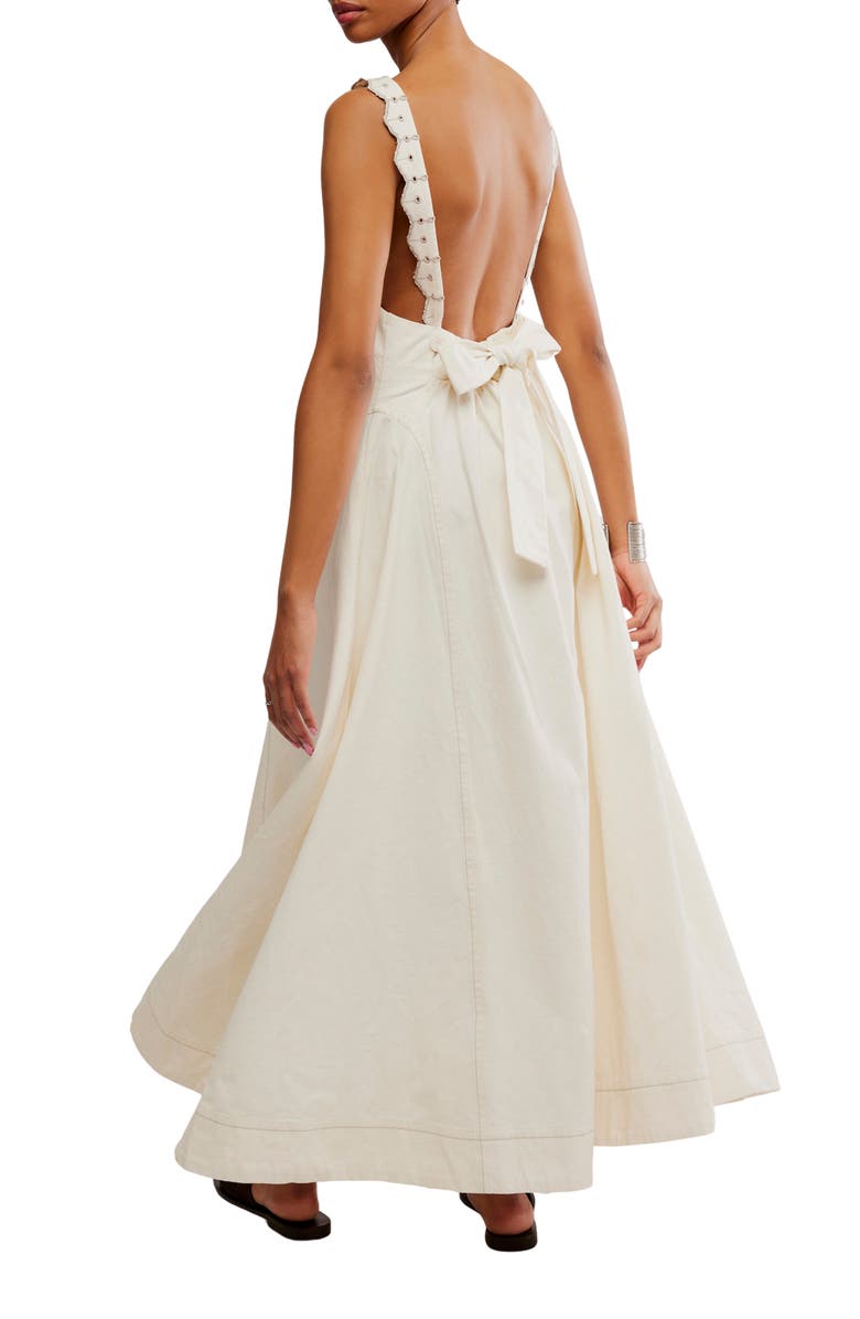 Free People Bali Vienna Sleeveless Maxi Dress, Alternate, color, Clean Ivory