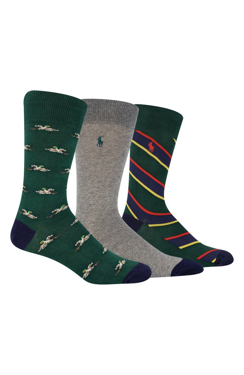 Polo Ralph Lauren 3-Pack Socks, Main, color,