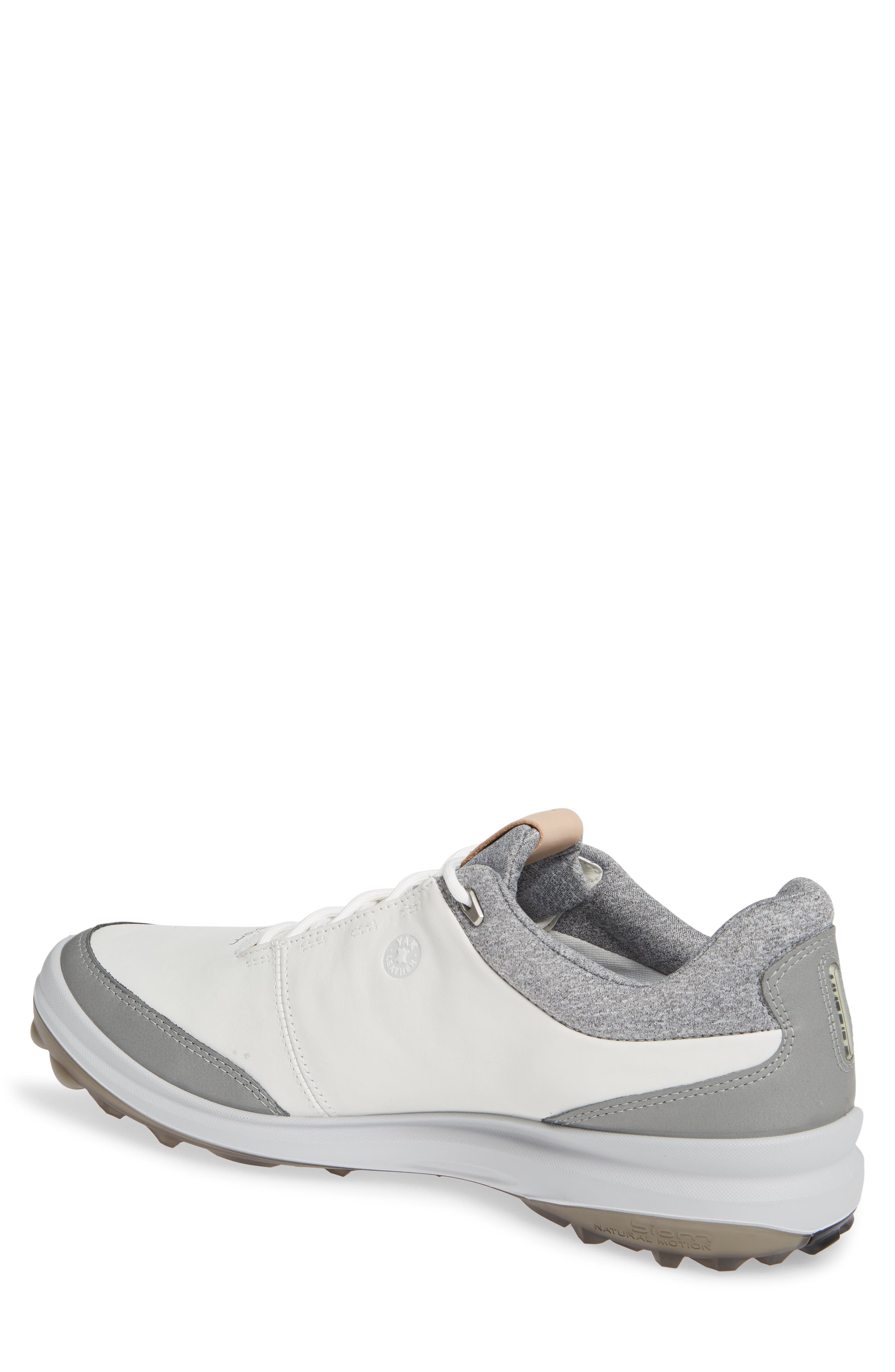 BIOM Hybrid 3 Gore-Tex® Golf Shoe, Alternate, color, WHITE/ BLACK LEATHER