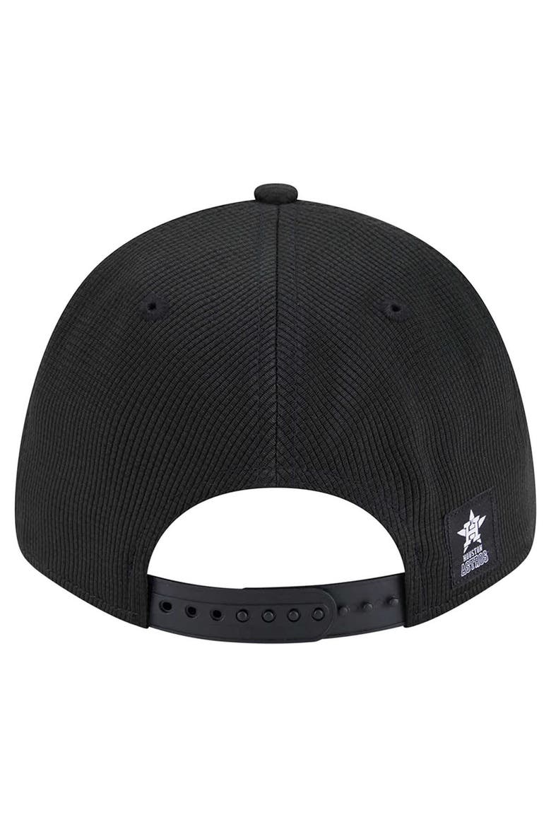 Men's New Era Black Houston Astros Pivot 9FORTY Adjustable Hat, Alternate, color, Black