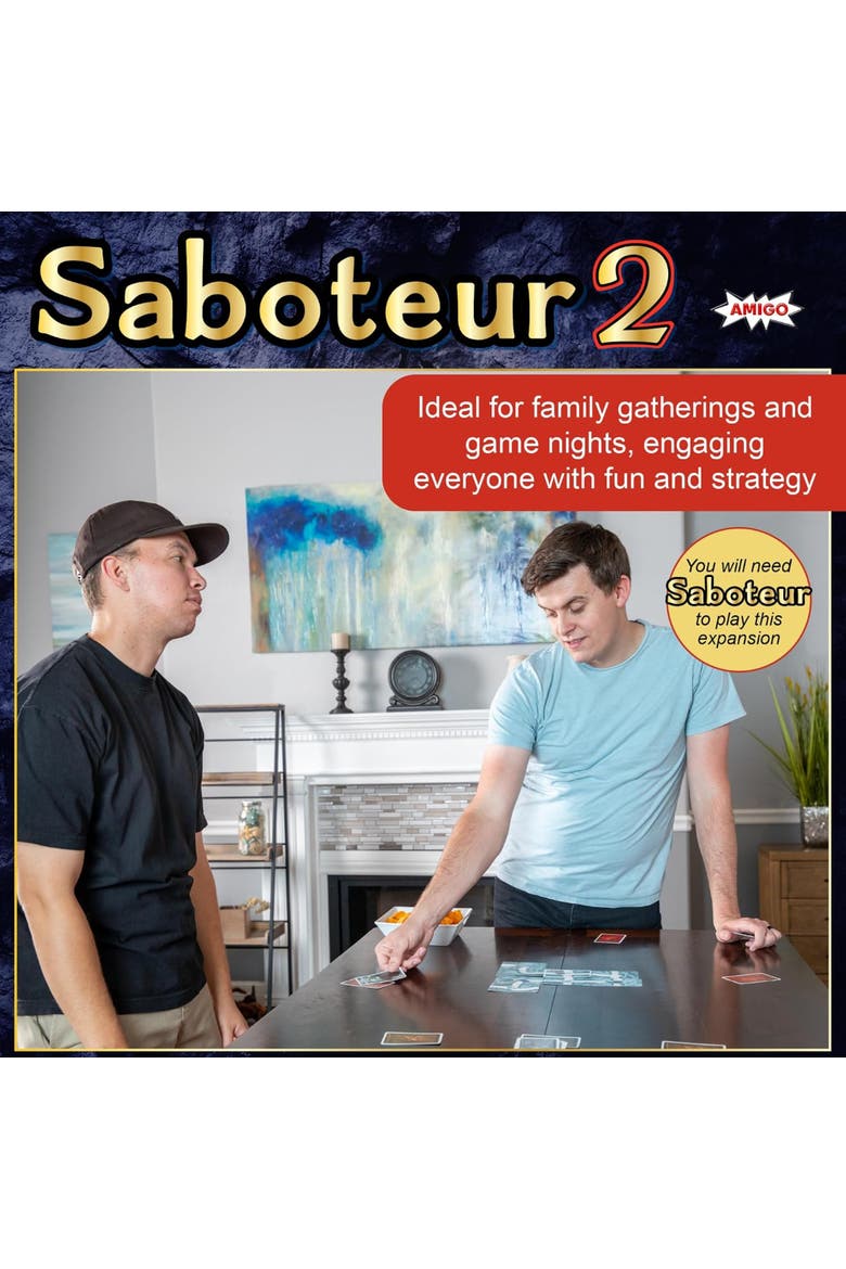 Saboteur 2 Stratey Card Game, Alternate, color, Multicolored