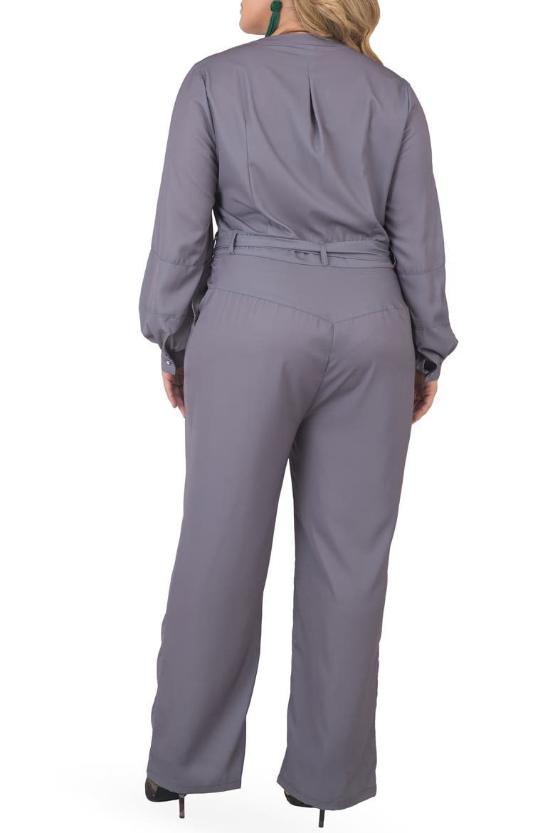 Long Sleeve Jumpsuit, Alternate, color, LIGHT GREY
