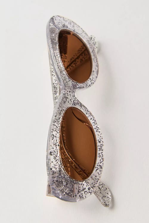 Indy Soho Oval Polarized Sunglasses In Silver