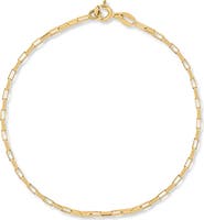 Bony Levy 14K Gold Rectangle Link Chain Bracelet (Online Trunk Show)