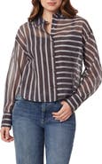 Scotch & Soda Cropped Button Front Shirt