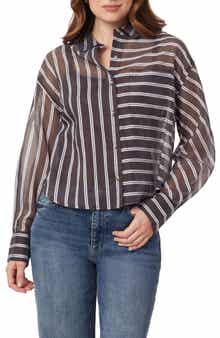 Scotch & Soda Cropped Button Front Shirt