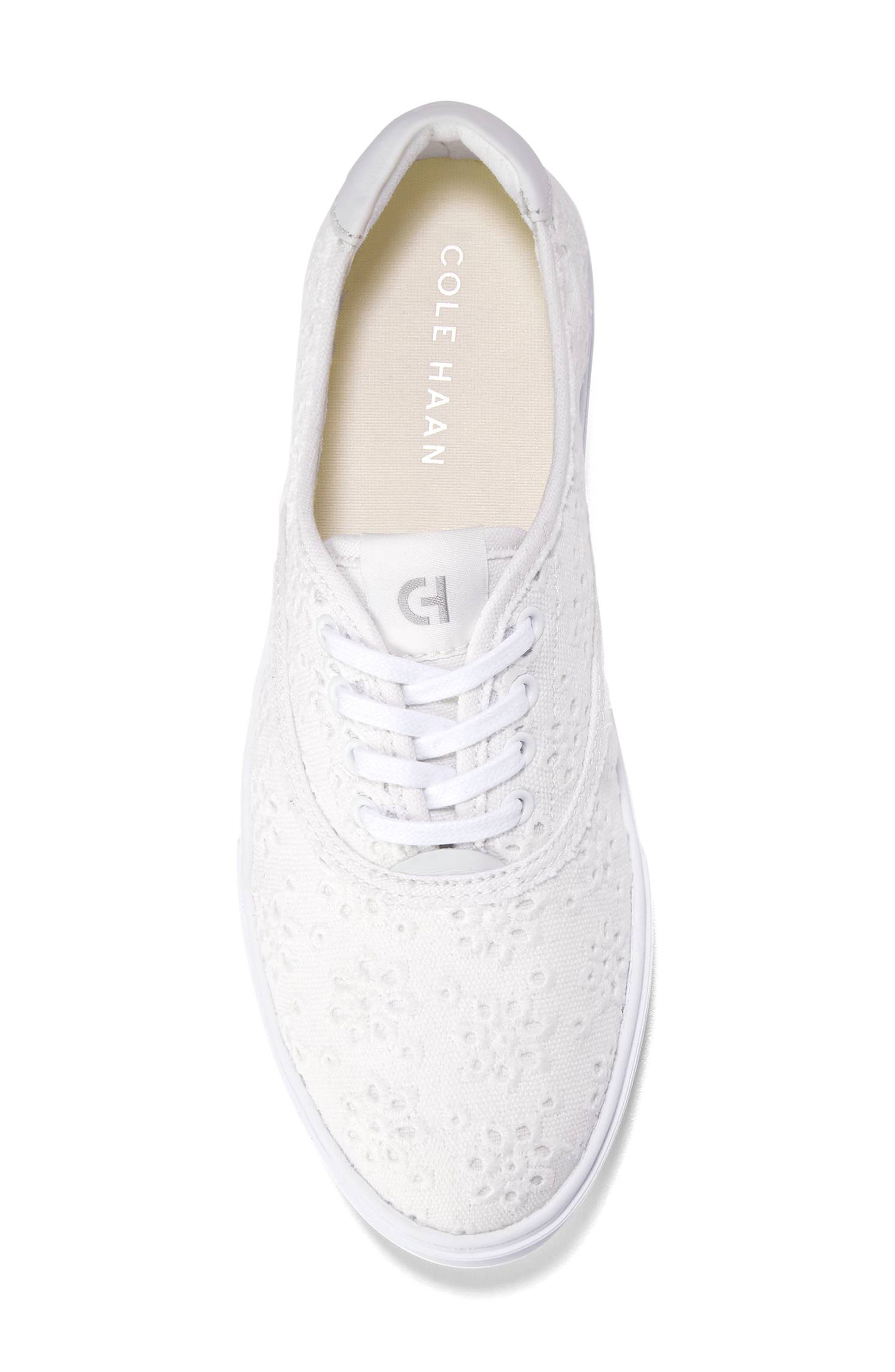 GrandPro Harbor Sneaker, Alternate, color, WHITE CANVAS FANCY FLEUR