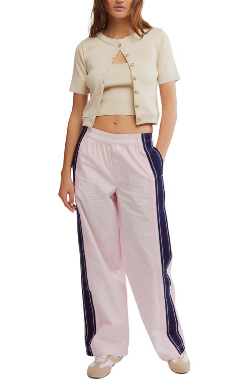 Free People Team Spirit Pull-on Pants In Pep Pink In Pep Pink