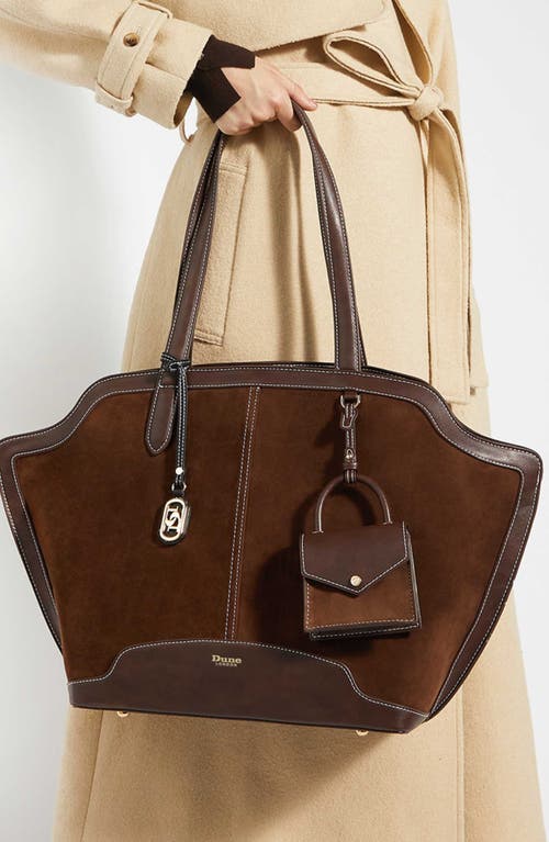 Dune London Decided Tote In Brown