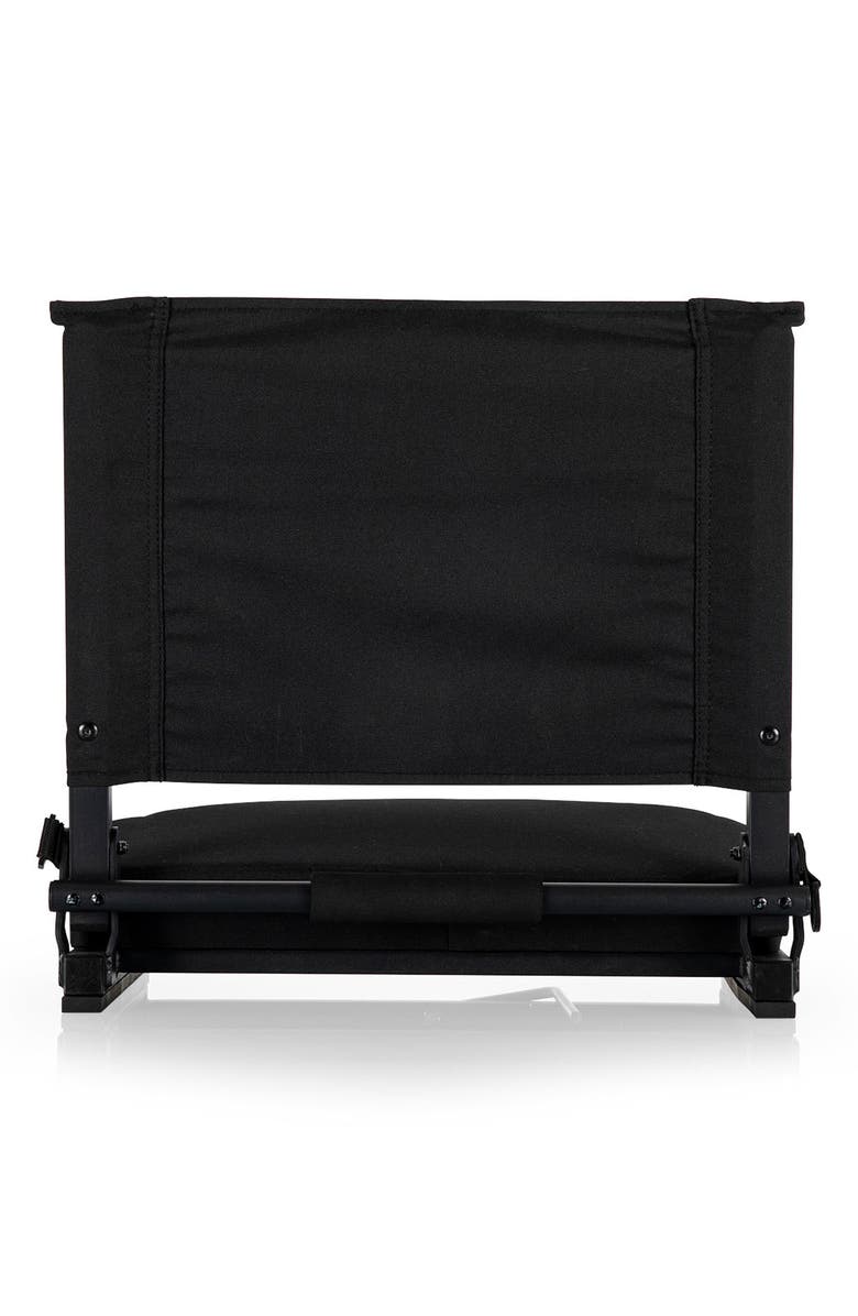 Picnic Time Gridiron Stadium Seat, Alternate, color, Black