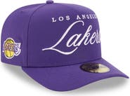 New Era Men's New Era Purple Los Angeles Lakers 2025 NBA Draft A-Frame 59FIFTY Fitted Hat