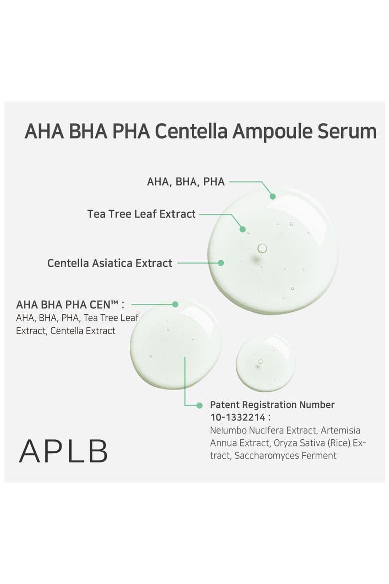 AHA BHA PHA Centella Ampoule Serum, Alternate, color, NO COLOR