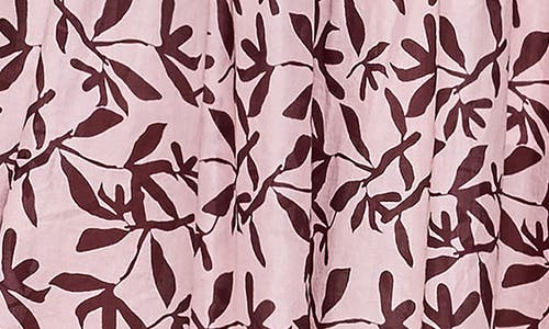 Melloday Ditsy Print Midi Dress In Neutral