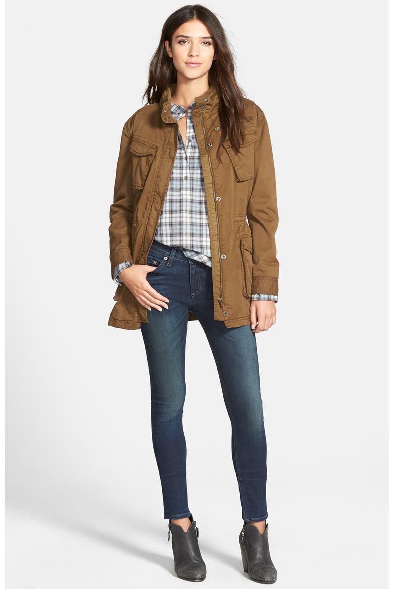 'The Skinny' Jeans (Nordstrom Exclusive), Alternate, color, SAXBY