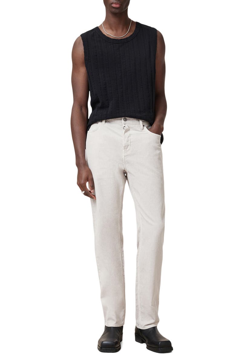 AllSaints Reid Cotton Corduroy Pants, Alternate, color, 