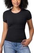 Kindred Bravely Ribbed Crew Neck Nursing T-shirt