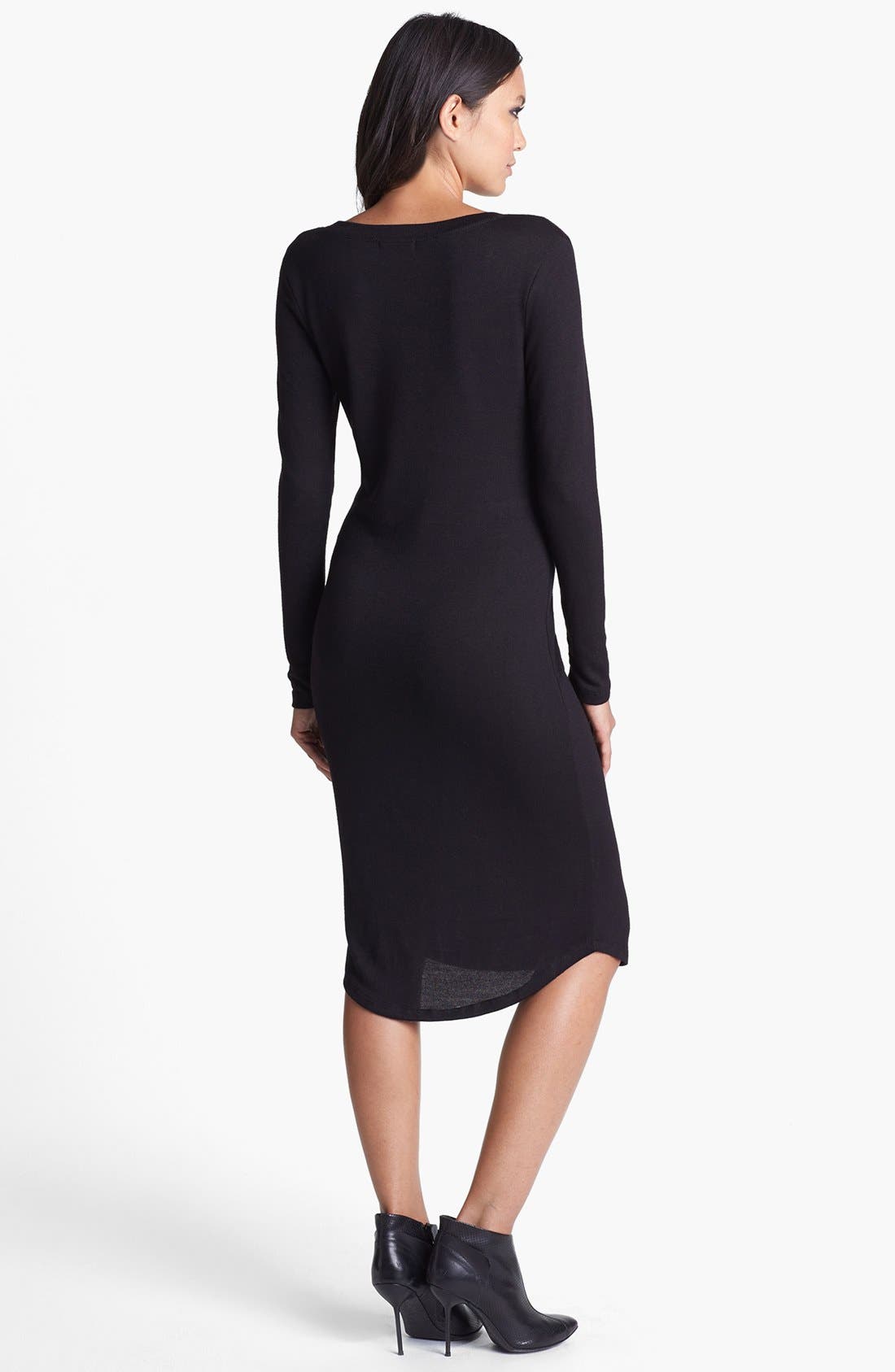 Madison & Berkeley V-Neck Midi Sweater Dress (Women) | Nordstrom