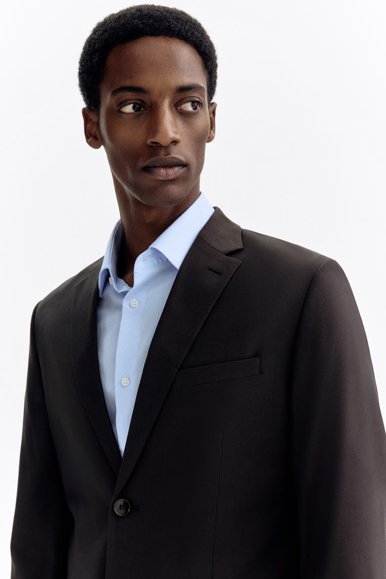 Slim Fit Jacket, Alternate, color, Dark brown