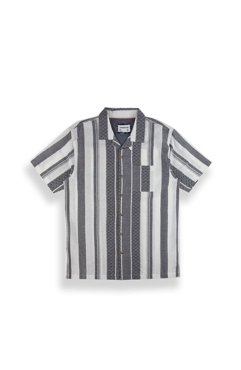 Sovereign Code Men's Tour Shirt, Main, color, Off White/ Charcoal