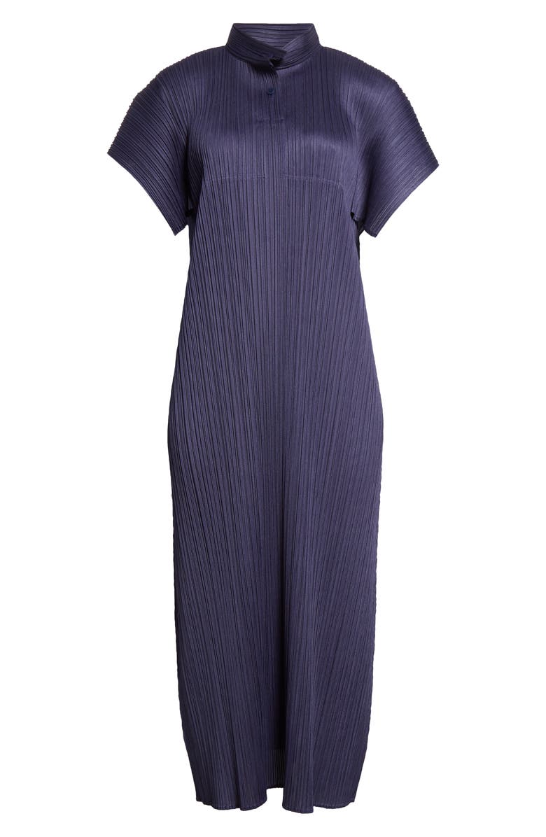 Pleats Please Issey Miyake Monthly Colors August Pleated Midi Dress, Alternate, color, 