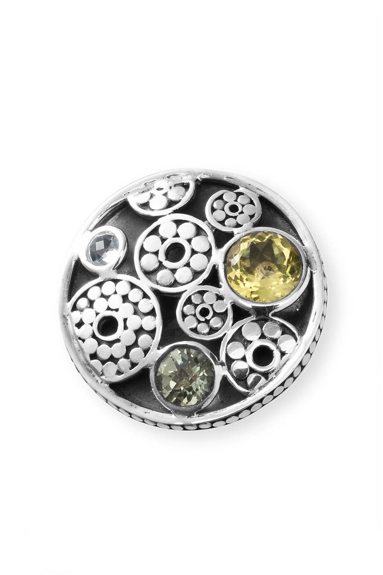 'Kaleidoscope' Round Ring, Main, color, STERLING MULTI