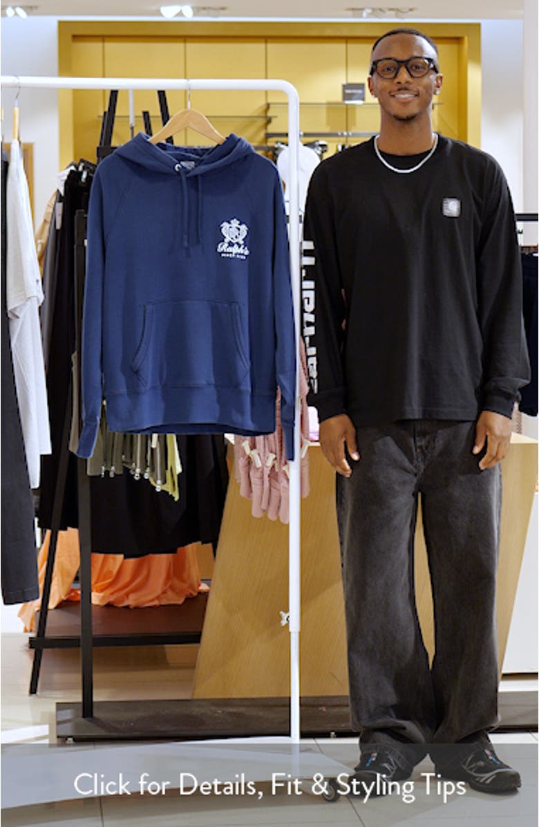 Vintage Fit Fleece Pullover Hoodie, sales video thumbnail