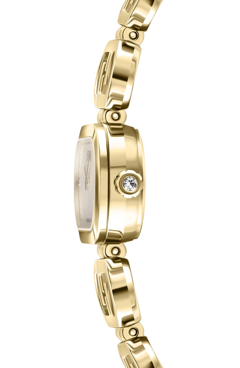 Fendi O'Lock Diamond Bracelet Watch, 28.3mm x 14.8mm, Alternate, color, 