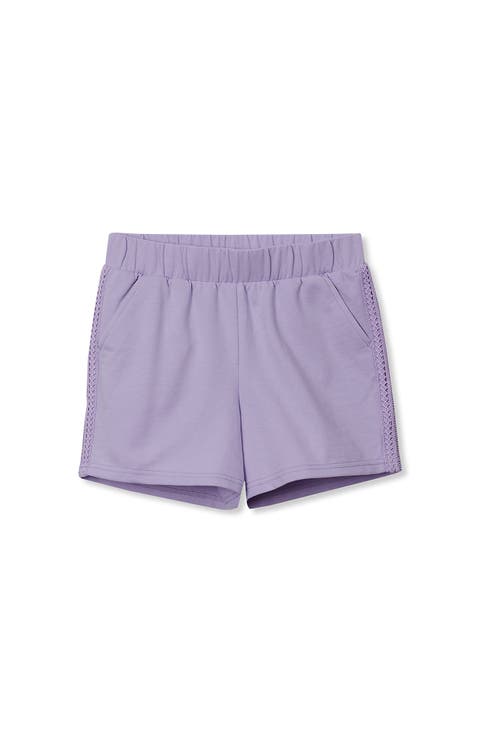 Girls French Terry Pull On Shorts