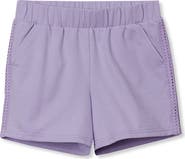 Lands' End Girls French Terry Pull On Shorts