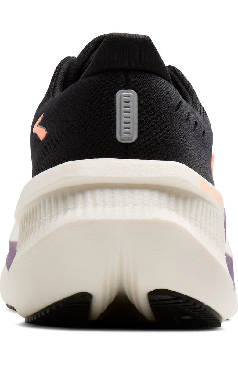 Brooks Glycerin Max 2 Hybrid Running Shoe, Alternate, color, Black/ Peach/ Clear