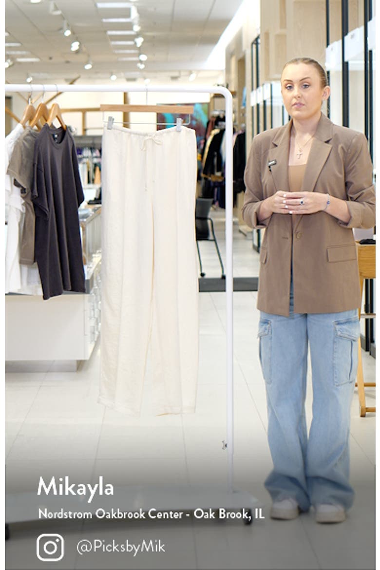 Pintuck Slim Pull-On Pants video