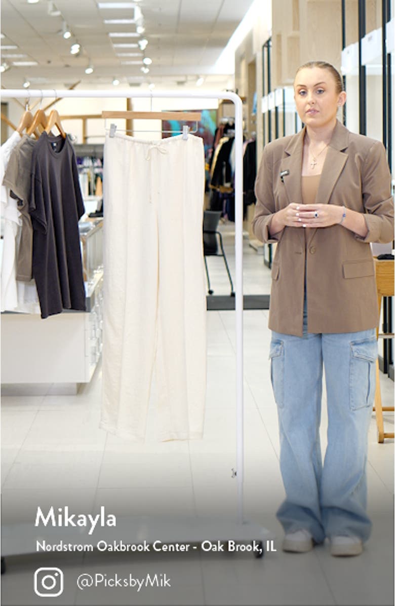 Pintuck Slim Pull-On Pants, sales video thumbnail