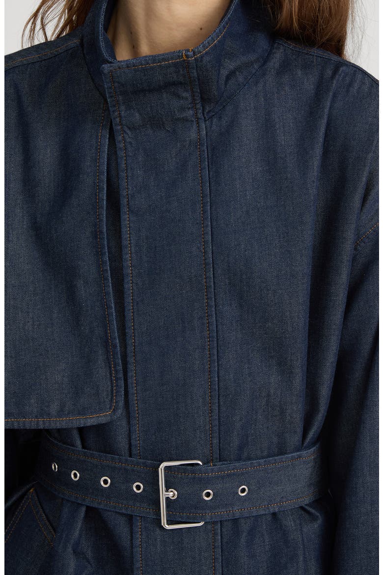 The Denim Short Field Trench, Alternate, color, RINSE