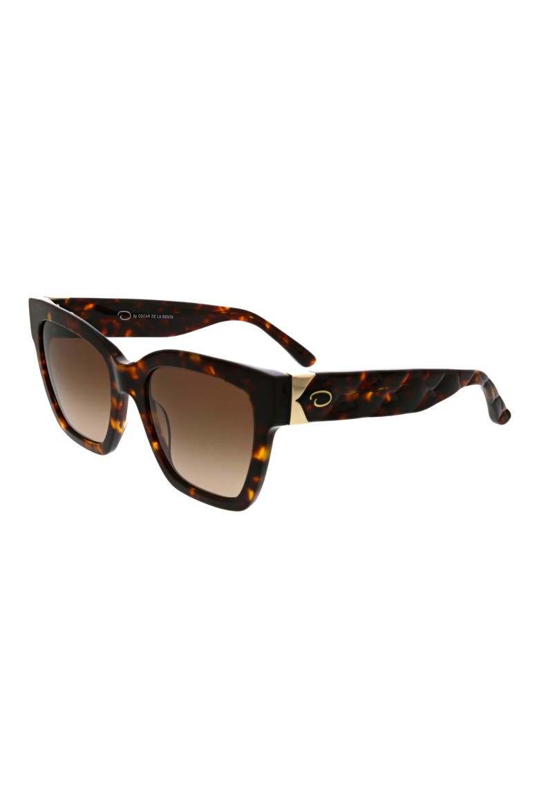53mm Butterfly Sunglasses, Alternate, color, HAVANA DEMI
