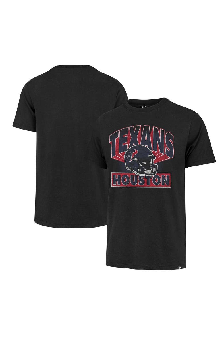 Men's '47 Black Houston Texans Amplify Franklin T-Shirt, Main, color, Black