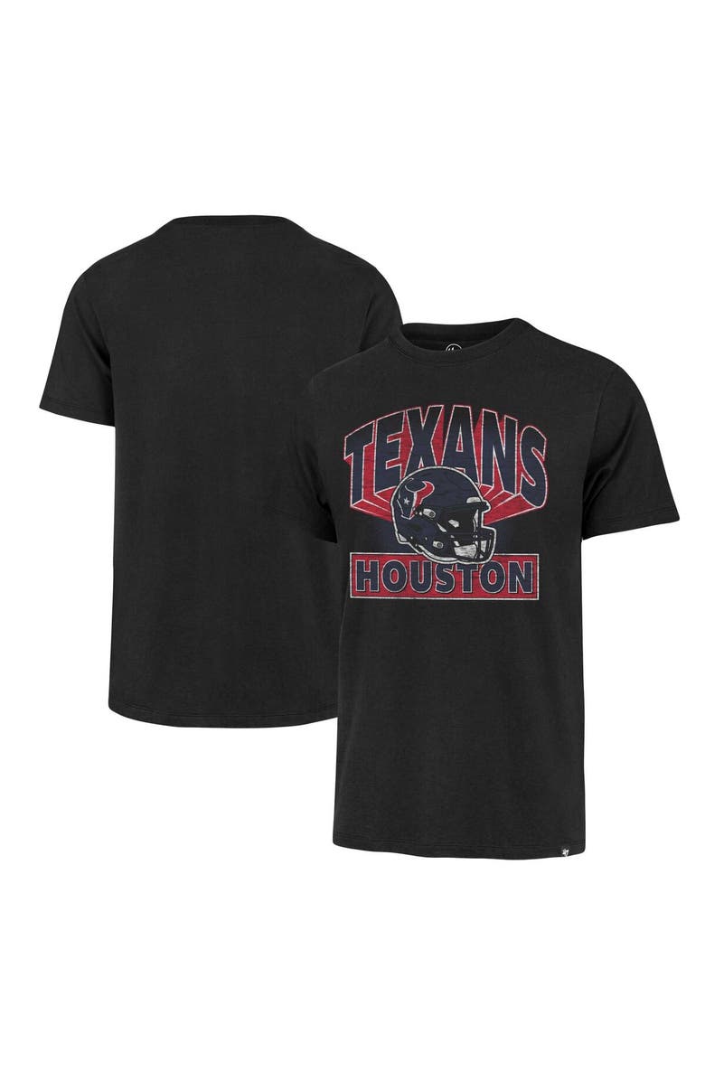 '47 Men's '47 Black Houston Texans Amplify Franklin T-Shirt, Main, color, Black