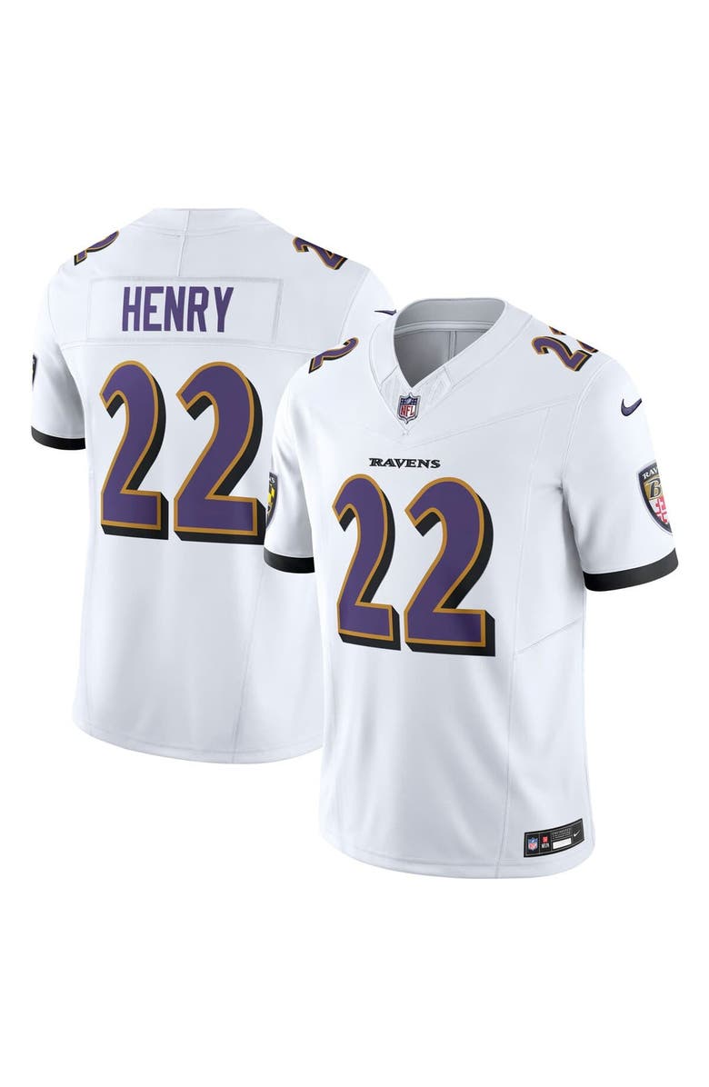 Nike Men's Nike Derrick Henry White Baltimore Ravens Vapor F.U.S.E. Limited Jersey, Alternate, color, White