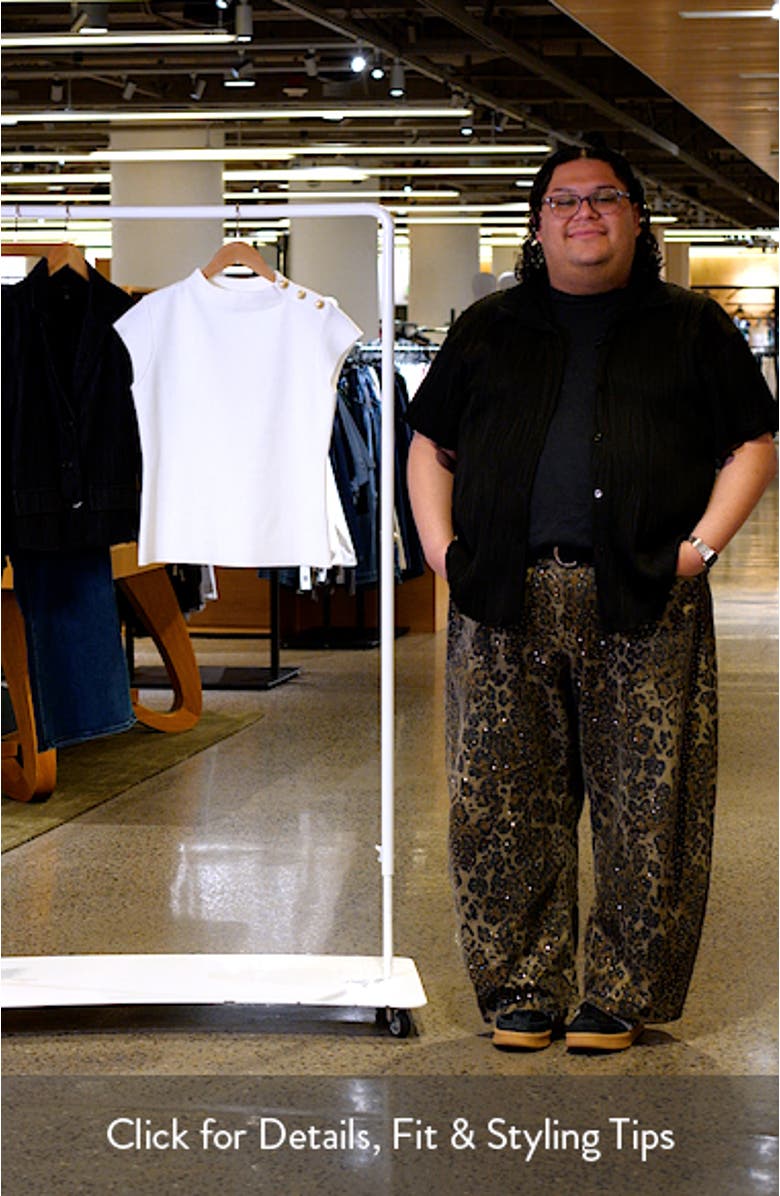 The Katy Button Detail Sweater, sales video thumbnail