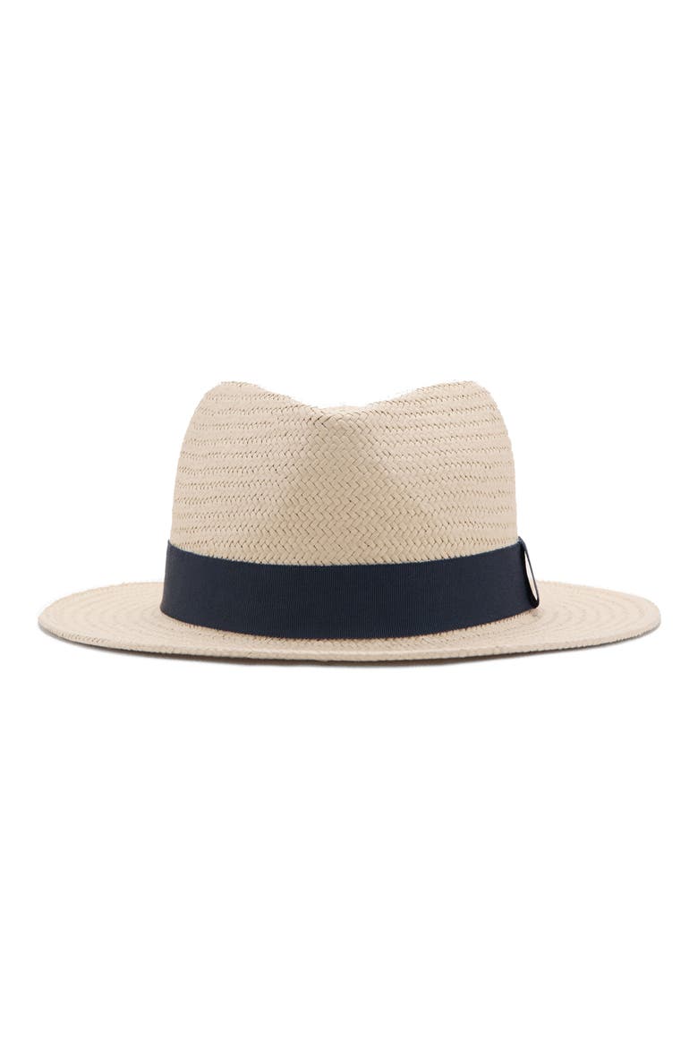 Straw Fedora, Alternate, color, ECRU