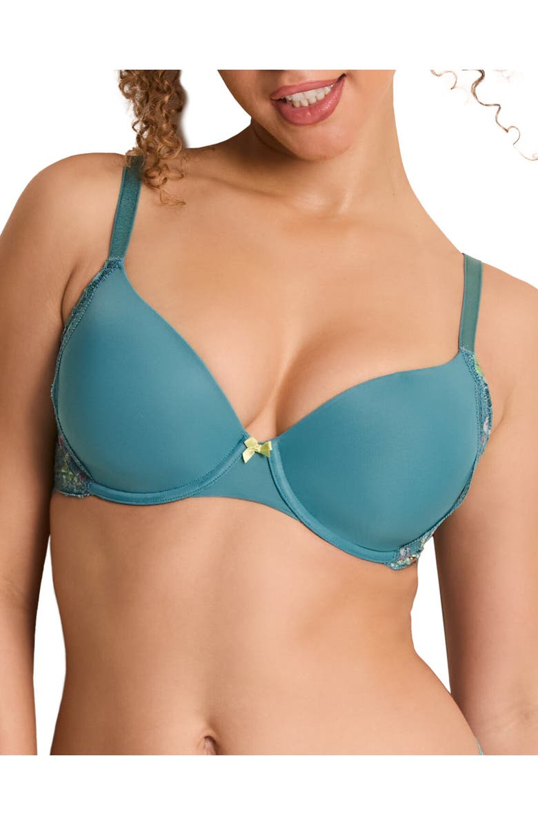 Adore Me Paxton Contour Full Coverage Bra, Main, color, Floral Blue