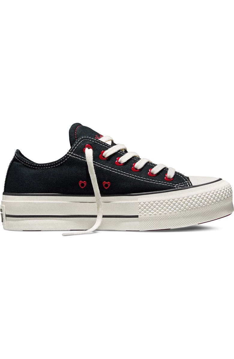 Converse Chuck Taylor All Star Lift Low Top Platform Sneaker, Alternate, color, Black/Egret/Days Ahead