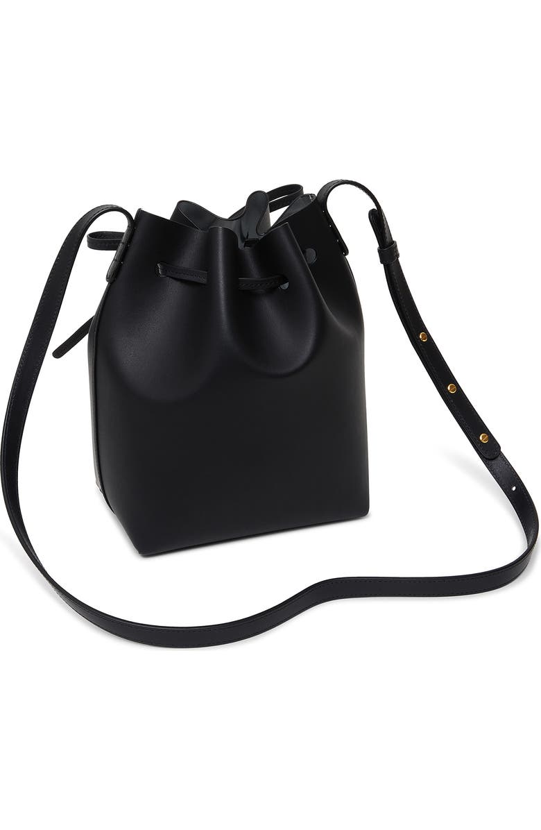 Mansur Gavriel Mini Leather Bucket Bag, Alternate, color,