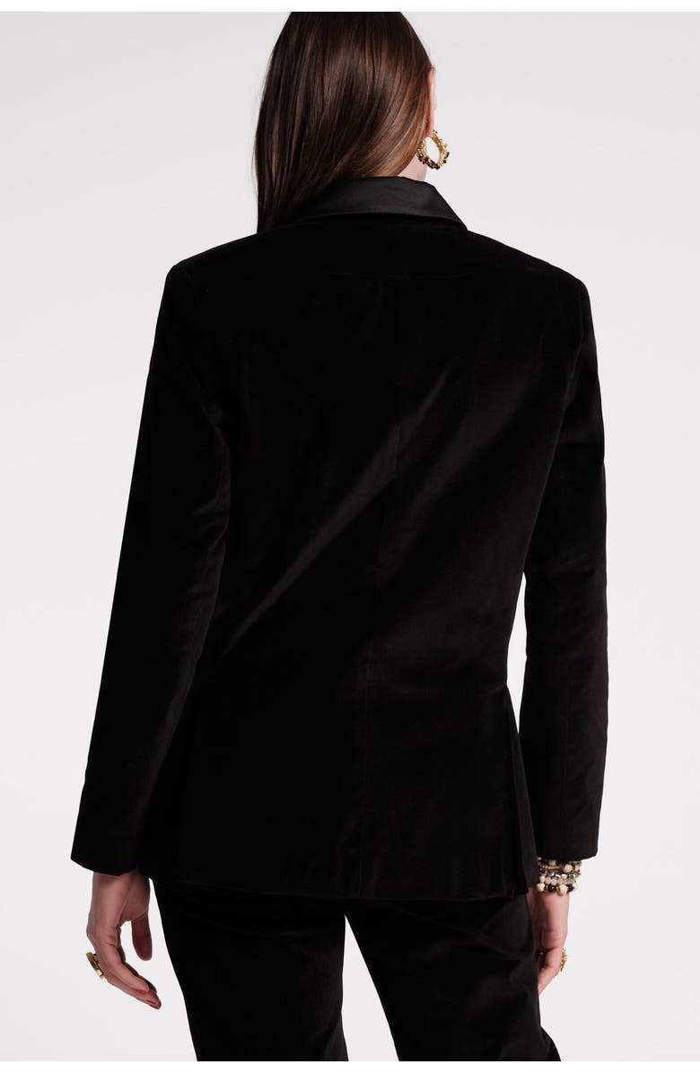 Frances Valentine Tuxedo Jacket Tuxedo Velvet Stretch Velvet, Alternate, color, 