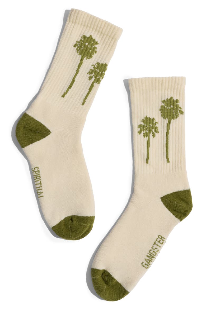 Summer Soul Crew Socks, Alternate, color, VINTAGE WHITE